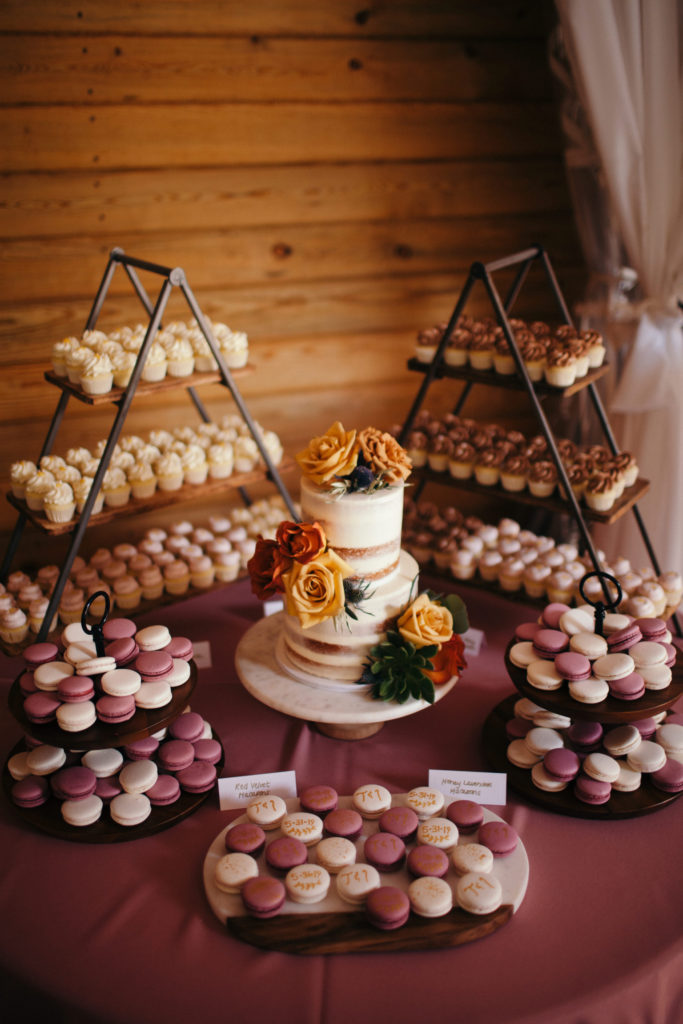 Boulder wedding florals —cake topper