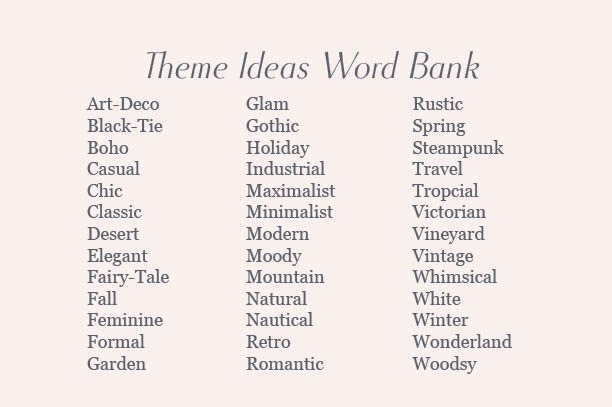 Floral Mood Word Bank