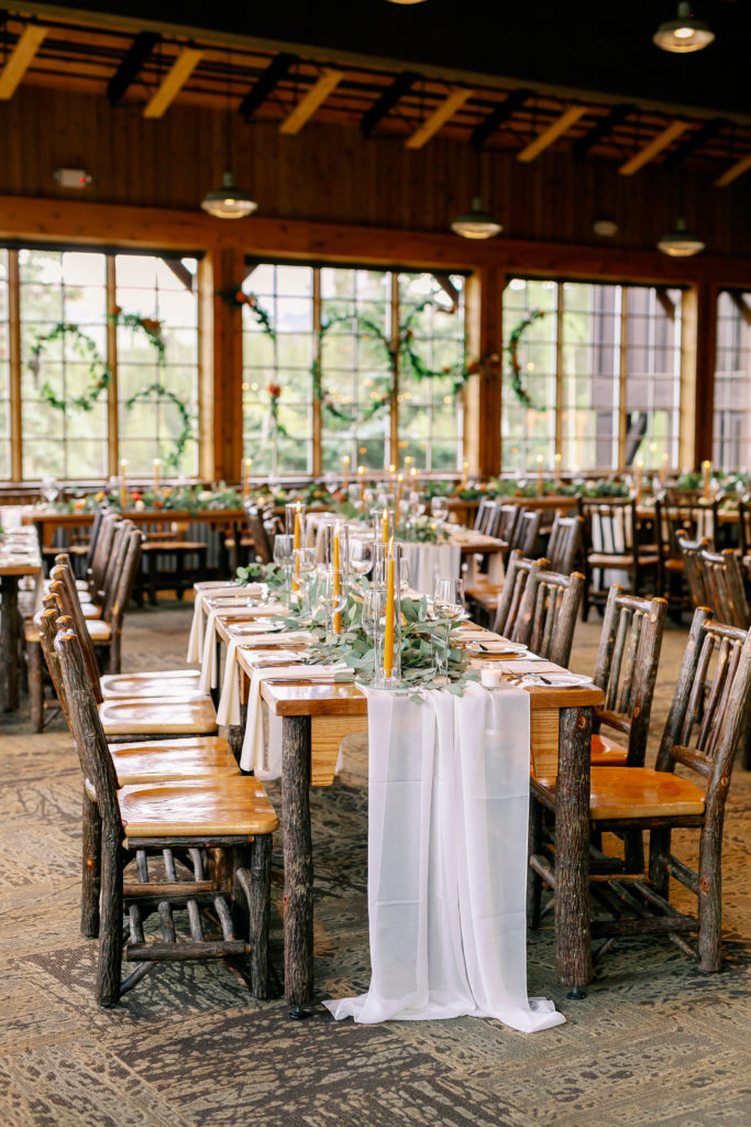 Colorado Mountain Wedding Venue Indoor Reception