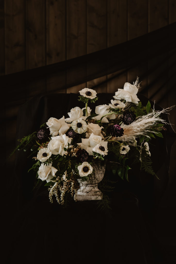 Rock and Roll Styled Shoot Vase
